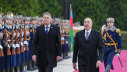 Imaginea articolului Klaus Iohannis, primit la Baku de omologul azer, Ilham Aliyev