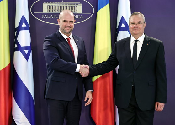 The image of the article Ciucă, meeting at the Victoria Palace with the president of the Parliament of Israel, Amir Ohana