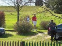 Imaginea articolului Preşedintele Klaus Iohannis a fost fotografiat pe terenul de golf alături de soţia sa, în judeţul Alba