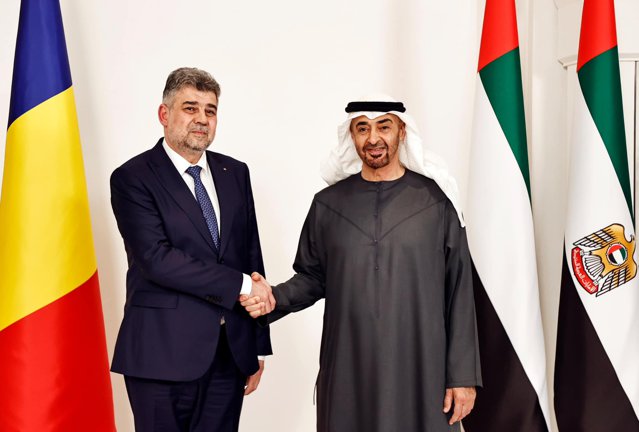Premierul Marcel Ciolacu s-a întâlnit cu Şeicul Mohammed bin Zayed Al Nahyan|EpicNews