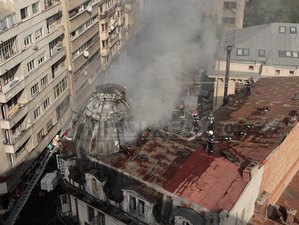 Imaginea articolului Incendiu în centrul Capitalei, la un imobil din strada Tache Ionescu