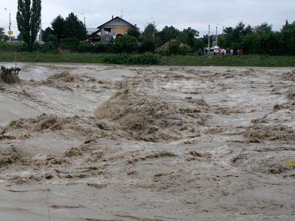 Imaginea articolului 15 locuinţe şi 50 de gospodării din Vaslui, inundate în urma unei viituri