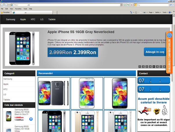 Imaginea articolului Fraudă la vânzarea online de telefoane şi tablete: Prejudiciu de peste 1,3 milioane de euro din TVA