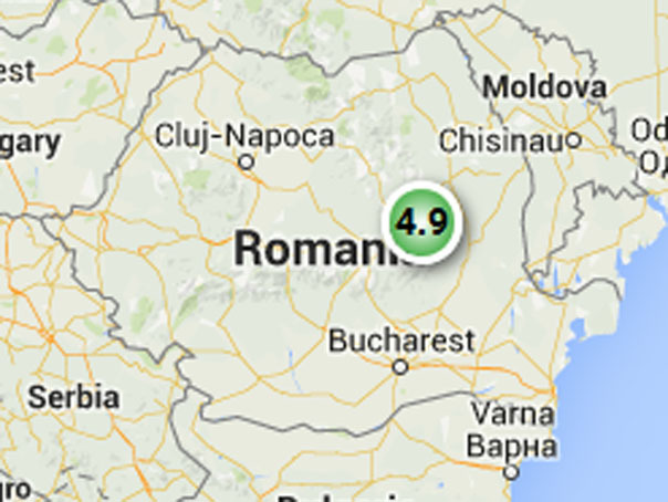 Imaginea articolului Cutremur de 4,9 grade în Vrancea, simţit şi în Bucureşti