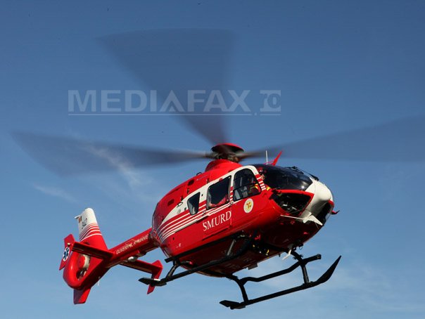 Imaginea articolului Activitatea de salvare aeriană a SMURD cu elicopterele de tip Eurocopter EC- 135, reluată. Seria neagră a acestui tip de elicopter folosit de MAI