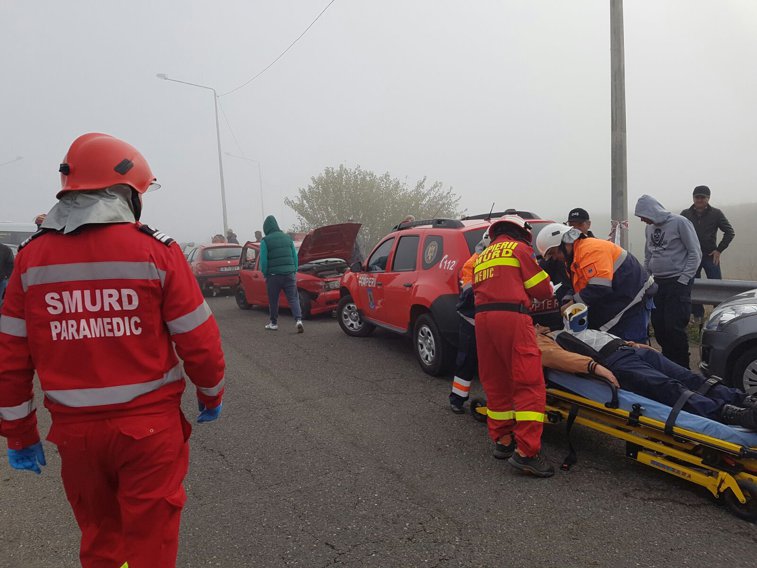Imaginea articolului Inspectoratului General pentru Situaţii de Urgenţă: 29 de maşini implicate în carambolul de pe A2. Au intervenit peste 100 salvatori