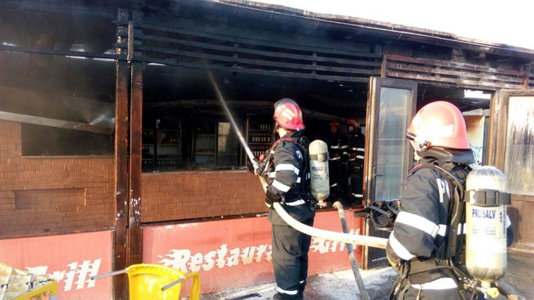 Imaginea articolului Incendiu la un restaurant din Pipera