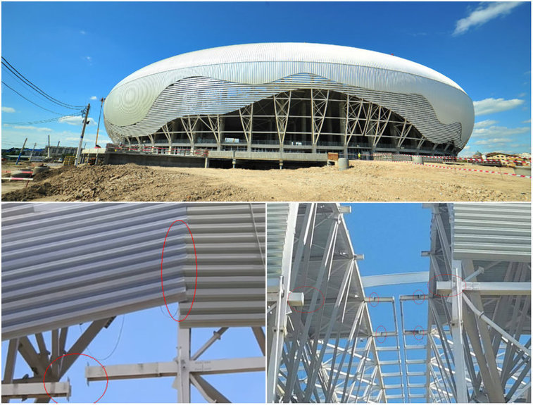 Imaginea articolului Doi ingineri care ridică stadioane în Europa fac o analiză devastatoare a arenei de 52 de milioane din Craiova: "Arcele nu stau în ax. Siguranţa poate fi afectată. Cine îşi asumă recepţia?". Ce răspunde constructorul