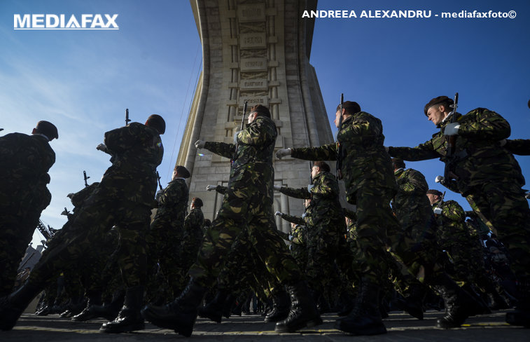 Imaginea articolului MApN: 3.500 de militari, cu 350 de mijloace tehnice, participă la parada militară de 1 Decembrie 