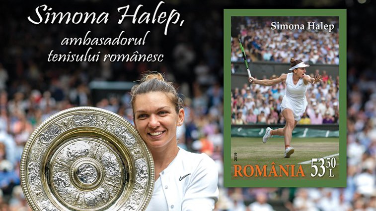 Imaginea articolului Timbru poştal dedicat Simonei Halep: Gestul făcut de Ministerul Comunicaţiilor, după reuşita de la Wimbledon 2019