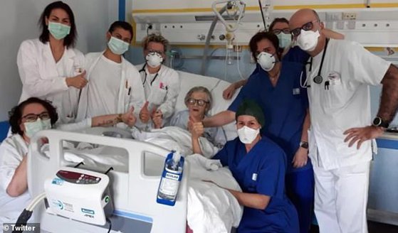 Imaginea articolului O femeie în vârstă de 95 de ani s-a vindecat de COVID-19 în Italia. Nu a fost tratată cu medicamente antivirale specifice
