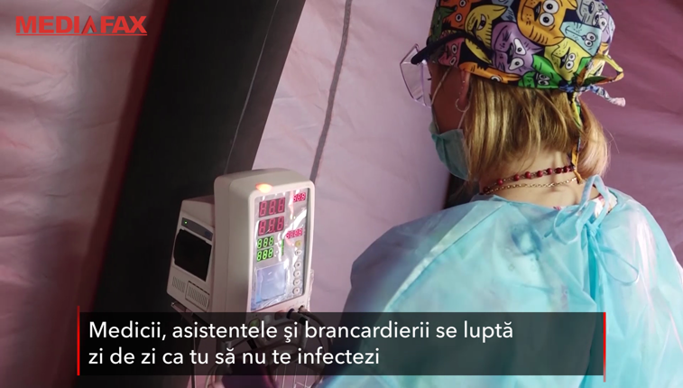 Imaginea articolului VIDEO | Eroii din spitalele româneşti: O zi fără simptome este o zi binecuvântată. „Întrebarea este când ne infectăm, nu dacă”