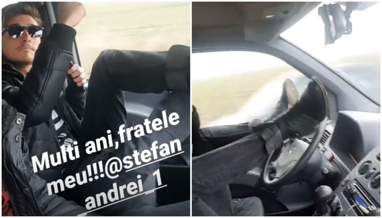 Imaginea articolului Teribilism în Prahova: Un tânăr şi-a filmat prietenul în timp ce conduce maşina cu picioarele pe volan