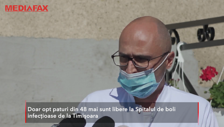 Imaginea articolului Spital arhiplin la Timişoara, în urma exploziei de îmbolnăviri. „Dacă ajungi în terapie intensivă, greu mai ieşi de acolo”