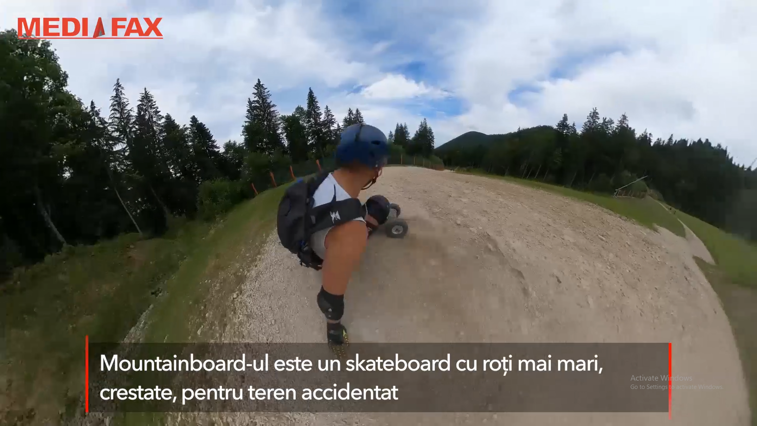 Imaginea articolului În Braşov cu un gram de adrenalină poţi merge cu mountainboard-ul
