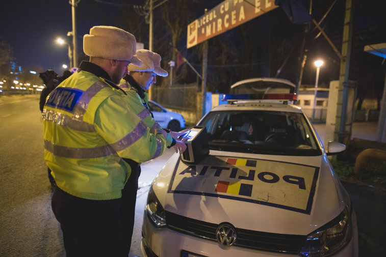 Imaginea articolului Razie de amploare în Bucureşti: 32 de şoferi au rămas fără permis, doi dintre ei consumaseră droguri