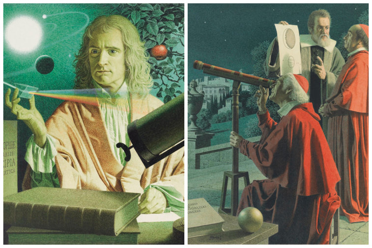 Imaginea articolului FOTO & VIDEO | Cărţi de Newton şi Galilei, în valoare de peste 2,5 milioane de lire sterline, descoperite de poliţiştii din Neamţ
