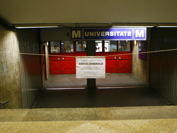 Imaginea articolului Bucureştiul, paralizat de greva de la Metrou. Peste 250.000 de călători au rămas dimineaţă fără transport