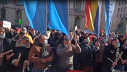 Imaginea articolului VIDEO Ministrul Energiei huiduit. Sindicaliştii de la ALRO protestează în faţa instituţiei
