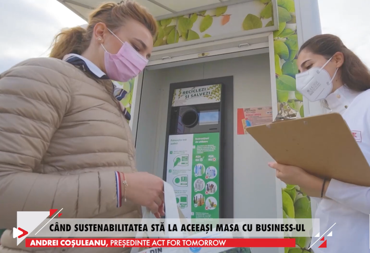 Imaginea articolului Andrei Coşuleanu, Act for Tomorrow: În 2021, peste 1 milion de români au venit la aparatele de colectare deşeuri din cadrul magazinelor Kaufland din toată ţara şi au adus ambalaje în vederea reciclării