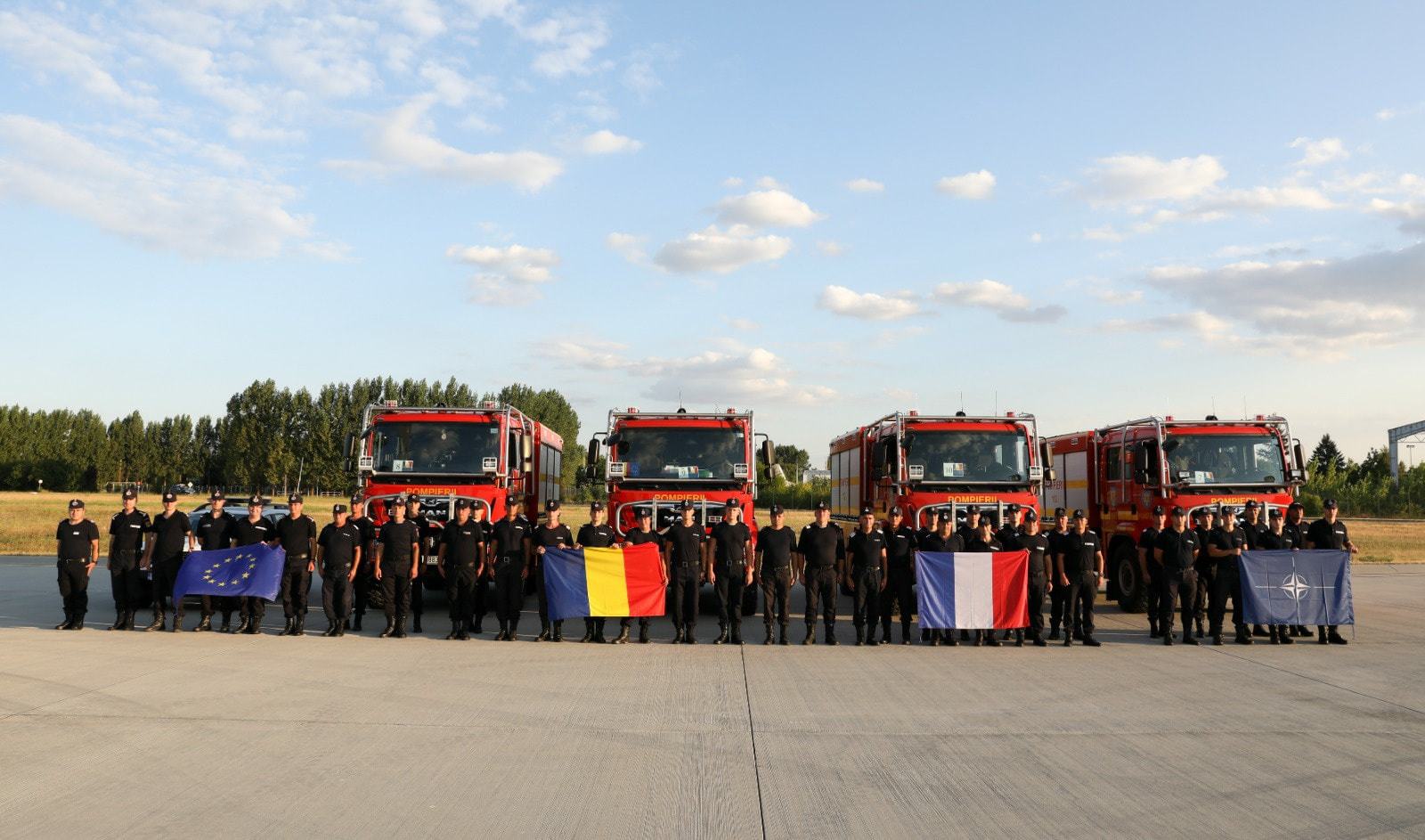 Pompierii români au efectuat prima misiune în Franţa