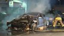Imaginea articolului Incendiu devastator la un autoturism hibrid, cu o victimă carbonizată