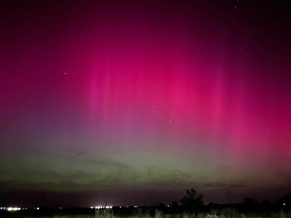 Aurora boreală, vizibilă în mai multe zone ale României