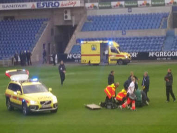 Imaginea articolului Un fotbalist de la Lokeren, în stare critică după ce a suferit o criză cardiacă la un meci