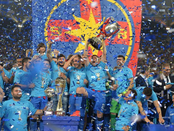 Imaginea articolului Steaua a învins Universitatea Cluj, scor 3-0, şi a câştigat Cupa României pentru a 22-a oară
