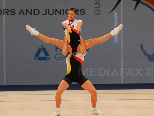 Imaginea articolului Jocurile Europene: Lavinia Panaete şi Dacian Barna, locul 6 la gimnastică aerobică perechi mixte