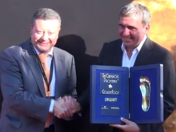 Imaginea articolului Gheorghe Hagi a primit trofeul Golden Foot, la Monte Carlo - FOTO, VIDEO