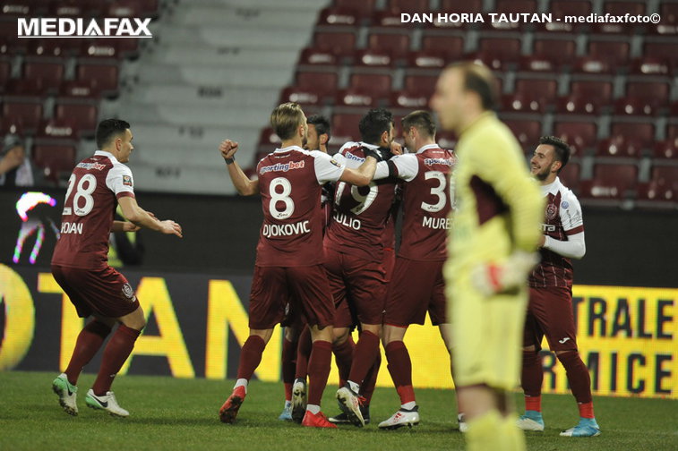 Imaginea articolului CFR Cluj - Poli Iaşi, scor 2-1, în primul meci din play-off. Omrani a adus victoria în prelungiri