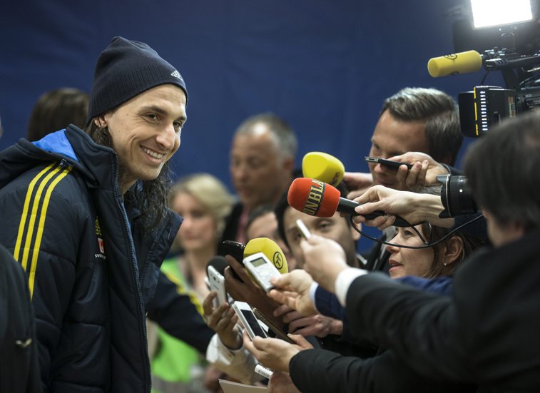 Imaginea articolului Zlatan Ibrahimovic se ţine în continuare de glume: „De când a venit Messi în Italia?”