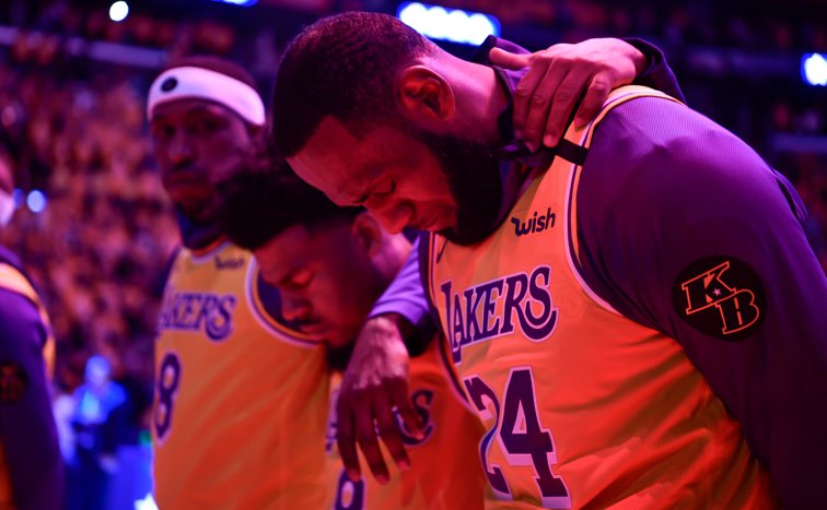 Imaginea articolului LeBron: Amintirea lui Kobe Bryant ne ajută în play-off-ul NBA