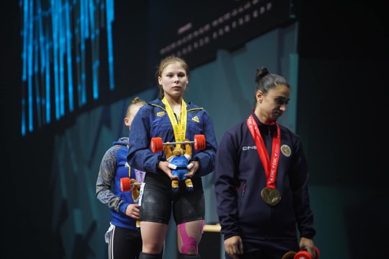 Image of the article Three gold medals for Andreea Cotruţa, at the European Weightlifting Championship