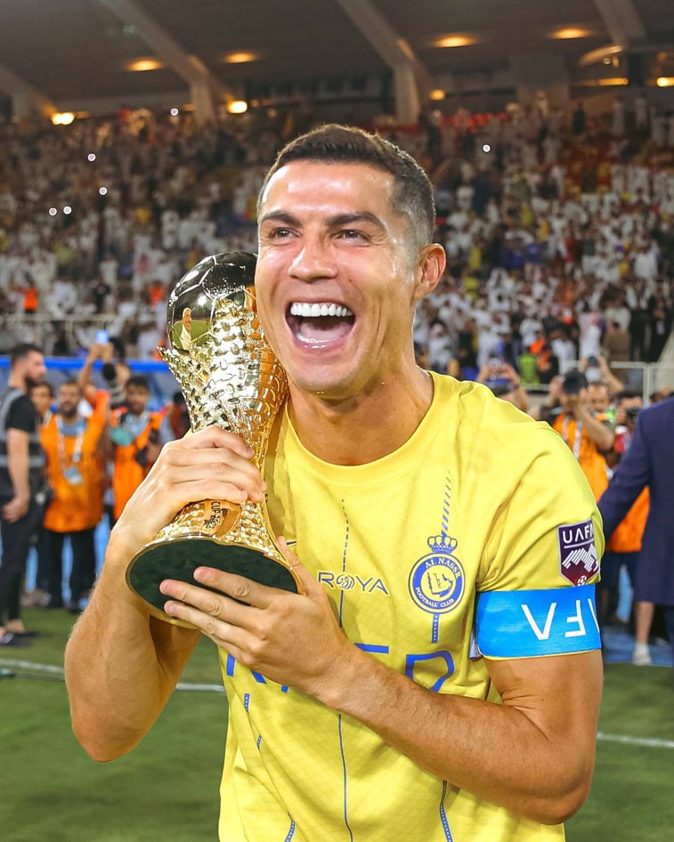Imaginea articolului Ronaldo a câştigat primul titlu cu Al-Nassr. A marcat o dublă în finala Cupei Campionilor Cluburilor Arabe