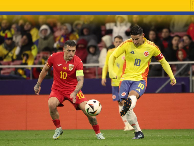 Imaginea articolului România a fost învinsă de Columbia în amicalul de gală de la Madrid. Tricolorii au marcat două goluri pe final de meci