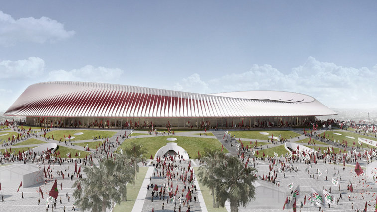Imaginea articolului Marocul va construi cel mai mare stadion de fotbal din lume pentru a lua Spaniei finala din 2030