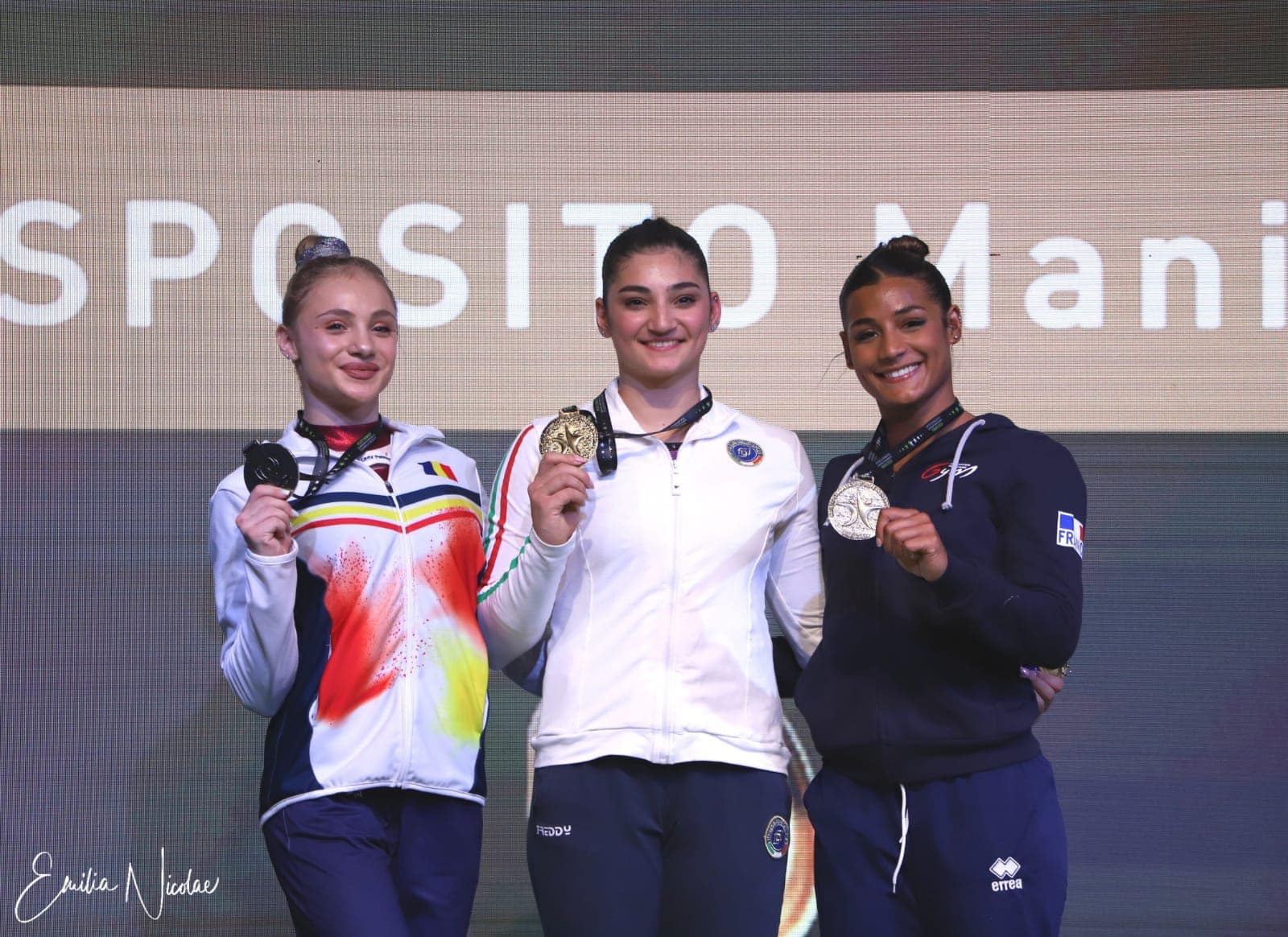 Sabrina Maneca Voinea a câştigat argintul la bârnă la CE de Gimnastică de la Rimini