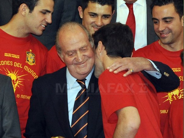 Imaginea articolului Regele Spaniei, Juan Carlos: Vă mulţumesc, campionilor!