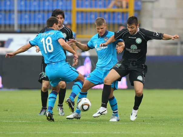 Imaginea articolului Unirea Urziceni a fost învinsă de Zenit, scor 1-0, şi a ratat calificarea în play-off-ul LC