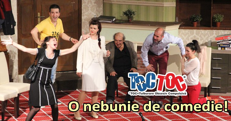 Imaginea articolului "Toc Toc", cea mai de success comedie franţuzească din ultimii 10 ani, prezentat de Teatrul Avangardia, în 20 iulie, la Cinema Pro din Capitală