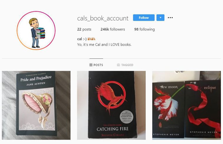 Imaginea articolului Un puşti de 13 ani face recenzii de cărţi pe Instagram şi are sute de mii de fani