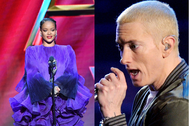 Imaginea articolului Eminem îi cere scuze Rihannei, după 10 ani de la piesa în care îi lua apărarea lui Chris Brown