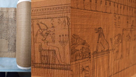 Imaginea articolului S-a descoperit cel mai lung sul din papirus despre "Cartea Egipteană a Morţilor"