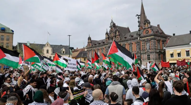 Imaginea articolului Miting pro-Gaza şi anti-Israel în oraşul care găzduieşte concursul Eurovision
