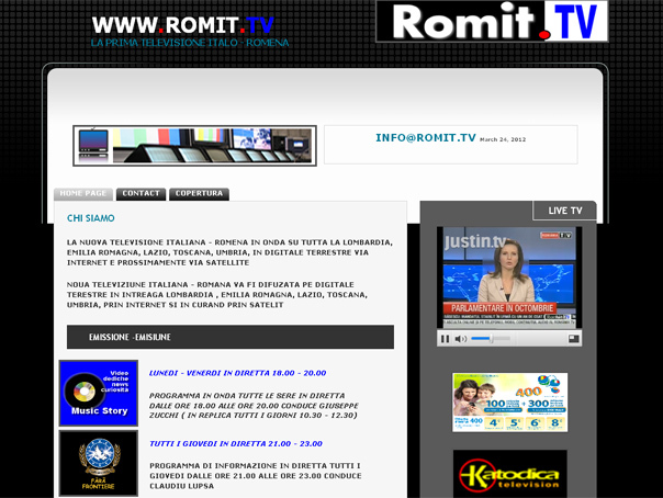 A Roma viene lanciata la prima televisione italo-rumena, Romit TV