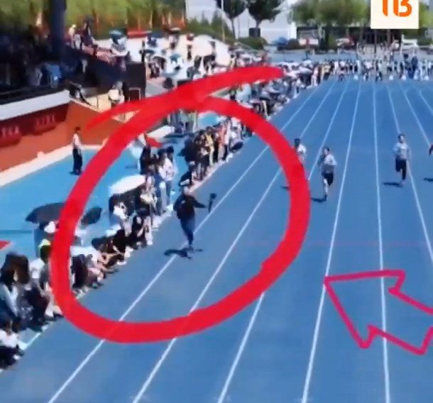 Imaginea articolului Video Cursă de atletism în China câştigată de.. cameraman? Bărbatul a filmat totul în doar 23 secunde