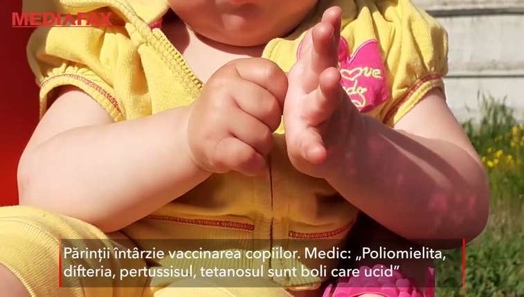 Imaginea articolului Semnal de alarmă! Părinţii întârzie vaccinarea copiilor. Medic: „Poliomielita, difteria, pertusisul, tetanosul sunt boli care ucid” 