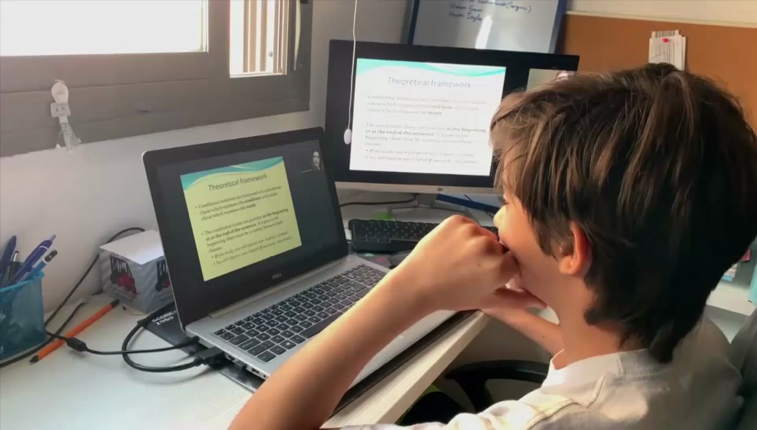 Imaginea articolului Cum învaţă elevii acasă: „Lecţiile sunt plictisitoare, zici că te uiţi la un videoclip pe YouTube”